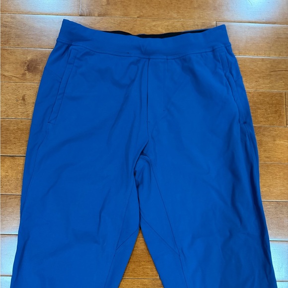 Lululemon Mens Blue Elastic Drawstring Waist Surge Joggers Pants Sz. M - Picture 2 of 5